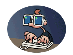 OnComputer5.gif Nerd On Computer image by IconAccess