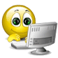 SmileyOnComputer.gif On Computer image by IconAccess